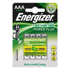 Piles Rechargeables Energizer Extrême 700mAh LR03 AAA, Lot De 4