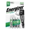 Piles Rechargeables Energizer Extrême 800mAh LR03 AAA, Lot De 4