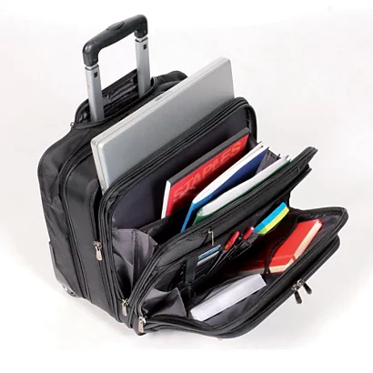 Pilot Case Multifonctions à 2 Roulettes Sign Coloris Noir 3 Pilot Case Multifonctions à 2 Roulettes Sign Coloris Noir – Image 3