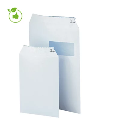 Pochettes Sans Fenêtre En Vélin Blanc 90 G 229 X 324 Mm, Lot De 50 1 Pochettes Sans Fenêtre En Vélin Blanc 90 G 229 X 324 Mm, Lot De 50