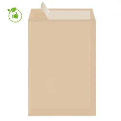 Pochettes Kraft Raja, Bande Auto-adhésive, 229x324 Mm, Lot De 250