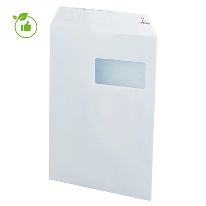 Pochettes Vélin Avec Fenêtre 229 X 324 Mm, Coloris Blanc, Carton De 250 1 Pochettes Vélin Avec Fenêtre 229 X 324 Mm, Coloris Blanc, Carton De 250