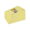 POST-IT Bloc 90 Feuilles Notes Repositionnables Super Sticky Rectangle Canary Yellow™, 76 X 127 Mm, Lot De 6