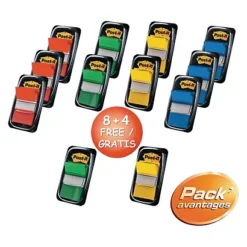 Post-it Distributeurs De 50 Marque-pages Standards 25 Mm (Lot De 8 + 4 Offerts) 5 Post-it Distributeurs De 50 Marque-pages Standards 25 Mm (Lot De 8 + 4 Offerts) -Fournitures Bureau Boutique post it distributeurs 50 marque pages standards 25 mm lot 8 4 offerts 9274000 2