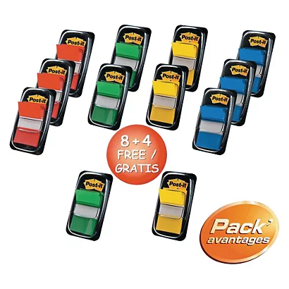 Post-it Distributeurs De 50 Marque-pages Standards 25 Mm (Lot De 8 + 4 Offerts) 3 Post-it Distributeurs De 50 Marque-pages Standards 25 Mm (Lot De 8 + 4 Offerts) – Image 3