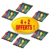 Post-it Marque-pages Petit Format 11,9 X 43,1 M Couleurs Assorties 4 Lots De 4 Distributeurs De 35 Marque Pages Et 2 Lots Gratuits