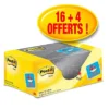 Post-it Pack Avantage De 20 Blocs De Notes Adhésives Classiques - 38 X 51 Mm - Couleur : Jaune