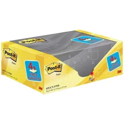 Post-it Pack Avantage De 20 Blocs De Notes Adhésives Classiques - 76 X 127 Mm - Couleur : Jaune -Fournitures Bureau Boutique post it pack avantage 20 blocs notes adh sives classiques 76 x 127 mm couleur jaune 2896900 3