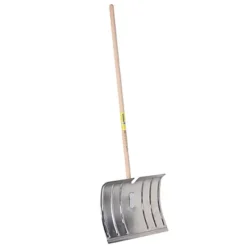 Poussoir à Neige Perrin Tête En Aluminium 50 Cm Manche En Bois 125 Cm