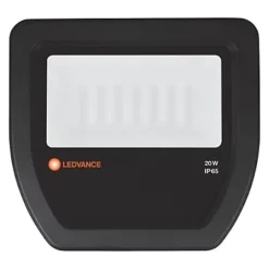 Projecteur Led, 20W Coloris Noir, Ledvance -Fournitures Bureau Boutique projecteur led 20w coloris noir ledvance 492220 2