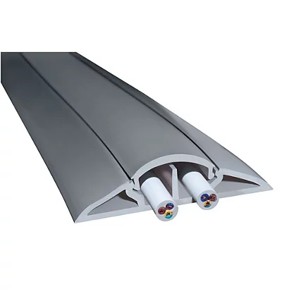 Protège-câbles Longueur 3m 2x12mm Gris 1 Protège-câbles Longueur 3m 2x12mm Gris