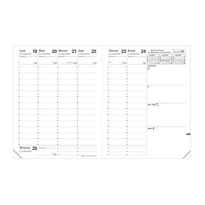 Quo Vadis Agenda Président Semainier Toscana - 21 X 27 Cm - Noir - 2024 3 Quo Vadis Agenda Président Semainier Toscana - 21 X 27 Cm - Noir - 2024 – Image 3