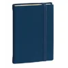 Quo Vadis Agenda Semainier Président Fas Silk - 21 X 27 Cm - Bleu Marine Fermeture élastique - 2024