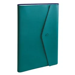 Quo Vadis Agenda Semainier à Spirales Clover Toscana Ministre - 16 X 24 Cm - Turquoise - 2024