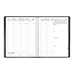 Quo Vadis Agenda Semainier à Spirales IMPALA Président - 21 X 27 Cm - Noir - Août 2023 à Août 2024 -Fournitures Bureau Boutique quo vadis agenda semainier spirales impala pr sident 21 x 27 cm noir ao 2023 ao 2024 4925200 1