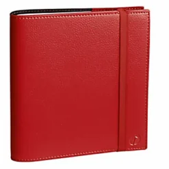 Quo Vadis Agenda Semainier Time & Life Medium - 16 X 16 Cm - Rouge Vermillon - Août 2023 à Août 2024