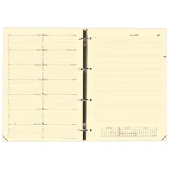 Quo Vadis Recharge Semainier TIMER 29 - Horizontal - 21 X 29,7 Cm - 16 Mois - Septembre 2023 à Décembre 2024