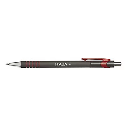 RAJA Confort RT - Stylo Bille Rétractable Pointe Moyenne 0,7 Mm - Rouge (lot De 12) 1 RAJA Confort RT - Stylo Bille Rétractable Pointe Moyenne 0,7 Mm - Rouge (lot De 12)