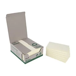RAJA Notes Repositionnables 100% Recyclées 76 X 127 Mm - Jaune Pastel - Lot De 12 Blocs De 100 Feuilles