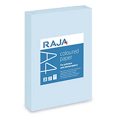 RAJA Papier Couleur A4 Bleu Pastel 80g Coloured Paper - Ramette De 500 Feuilles 1 RAJA Papier Couleur A4 Bleu Pastel 80g Coloured Paper - Ramette De 500 Feuilles