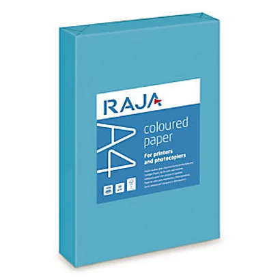 RAJA Papier Couleur A4 Bleu Royal Vif 80g Coloured Paper - Ramette De 500 Feuilles 1 RAJA Papier Couleur A4 Bleu Royal Vif 80g Coloured Paper - Ramette De 500 Feuilles