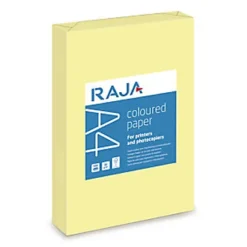 RAJA Papier Couleur A4 Jaune Canari Pastel 80g Coloured Paper - Ramette De 500 Feuilles