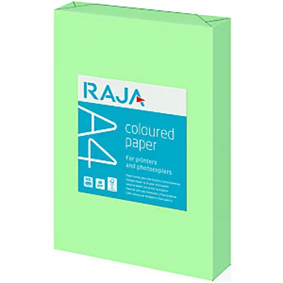 RAJA Papier Couleur A4 Vert Pastel 80g Coloured Paper - Ramette De 500 Feuilles 1 RAJA Papier Couleur A4 Vert Pastel 80g Coloured Paper - Ramette De 500 Feuilles