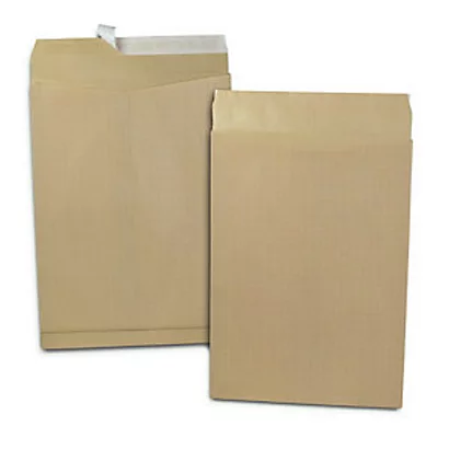 RAJA Pochette à Soufflet 3 Cm Kraft Blond Armé 120 G/m² 340 X 465 Mm Sans Fenêtre - Bande Auto-adhésive - Boîte De 50 1 RAJA Pochette à Soufflet 3 Cm Kraft Blond Armé 120 G/m² 340 X 465 Mm Sans Fenêtre - Bande Auto-adhésive - Boîte De 50