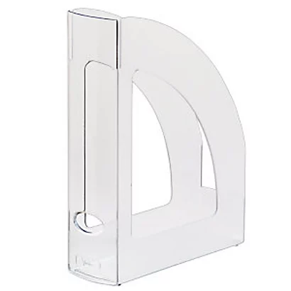 RAJA Porte-revues En Polystyrène - Transparent (lot De 6) 1 RAJA Porte-revues En Polystyrène - Transparent (lot De 6)