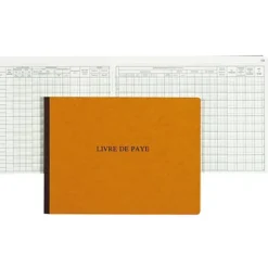 REGISTRES LE DAUPHIN Livre De Paye - 32 X 24 Cm, 52 Pages