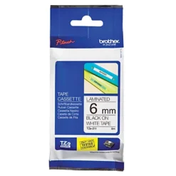 Ruban Brother TZe-211 Largeur 6 Mm écriture Noir / Fond Blanc -Fournitures Bureau Boutique ruban brother tze 211 largeur 6 mm criture noir fond blanc 368400 2
