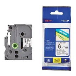 Ruban Brother TZe-211 Largeur 6 Mm écriture Noir / Fond Blanc