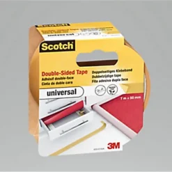 Scotch Ruban Adhésif Double Face Universel - 50 Mm X 7 M - Blanc