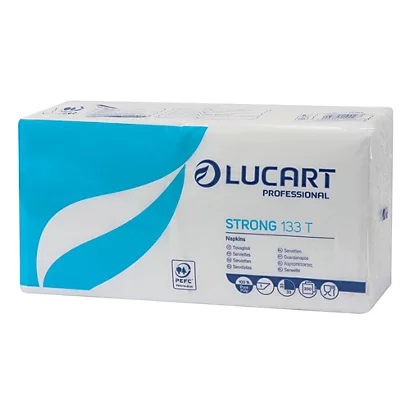 Serviettes De Table En Papier Lucart 1 Pli, Coloris Blanc, Le Colis De 2400 2 Serviettes De Table En Papier Lucart 1 Pli, Coloris Blanc, Le Colis De 2400 – Image 2