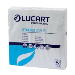 Serviettes De Table En Papier Lucart, Coloris Blanc, Le Colis De 2400 -Fournitures Bureau Boutique serviettes table papier lucart coloris blanc colis 2400 270170 2