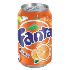 Soda Fanta Orange, En Canette, Lot De 24 X 33 Cl