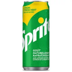 Sprite Soda Citron En Canette Slim De 33 Cl - Lot De 24