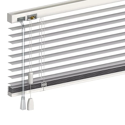 Store Vénitien Sur Mesure Lames Aluminium Larg 25 Mm Coloris Blanc 2 Store Vénitien Sur Mesure Lames Aluminium Larg 25 Mm Coloris Blanc – Image 2