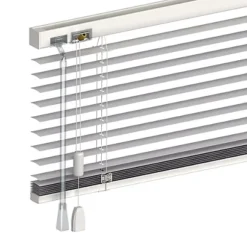 Store Vénitien Sur Mesure Lames Aluminium Larg 25 Mm Coloris Rouge