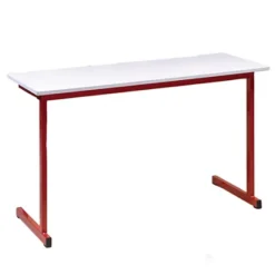 Table Formation Biplace Pieds Rouges