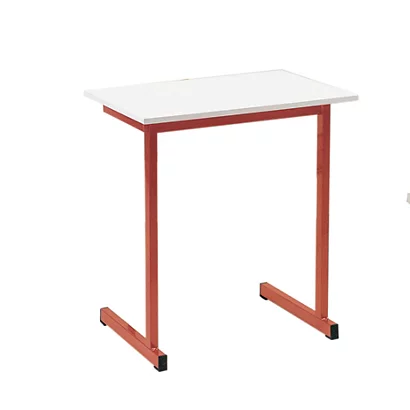 Table Formation Individuelle Pieds Rouges 1 Table Formation Individuelle Pieds Rouges