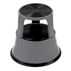 Tabourets Marchepieds Métal Gris Fonce