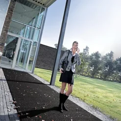 Tapis Antidérapant Anthracite Sur Mesure Largeur 2 M