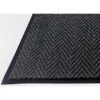 Tapis Grattant Absorbant Anthracite Chevron 90 X 150 Cm