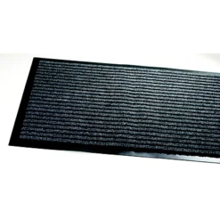 Tapis Grattant Absorbant à Bandes Gris 60 X 90 Cm