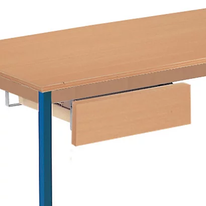 Tiroir Adaptable Pour Tables Universelles, Coloris Hêtre 1 Tiroir Adaptable Pour Tables Universelles, Coloris Hêtre