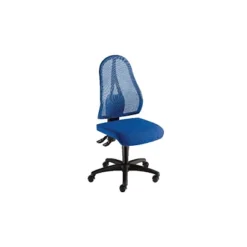 TOPSTAR Siège De Bureau Sans Accoudoir Open Point Dossier Maille - Bleu