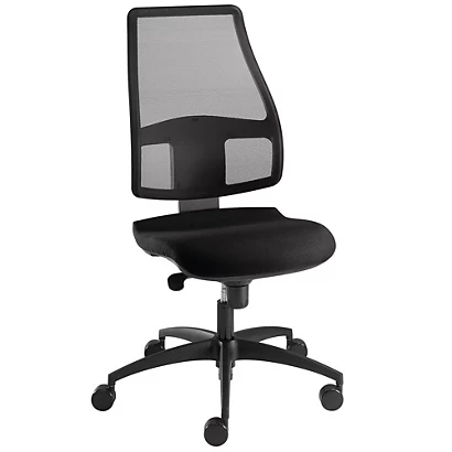 TOPSTAR Siège De Bureau Sun - Tissu Rembourré Dossier Maille - Noir 1 TOPSTAR Siège De Bureau Sun - Tissu Rembourré Dossier Maille - Noir