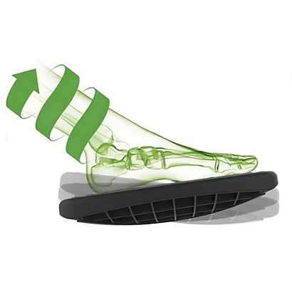 UNILUX Repose-pieds Ergonomique Updown - Noir 5 UNILUX Repose-pieds Ergonomique Updown - Noir – Image 5