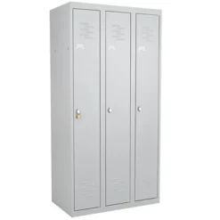 Vestiaire Monobloc Primo Industrie Propre 3 Cases Gris RAL 7035